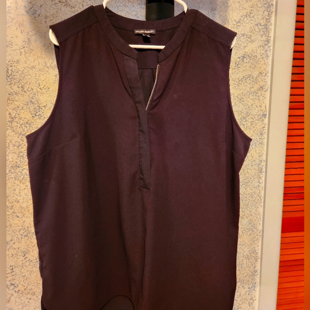 Hilary Radley Sleeveless Blouse
